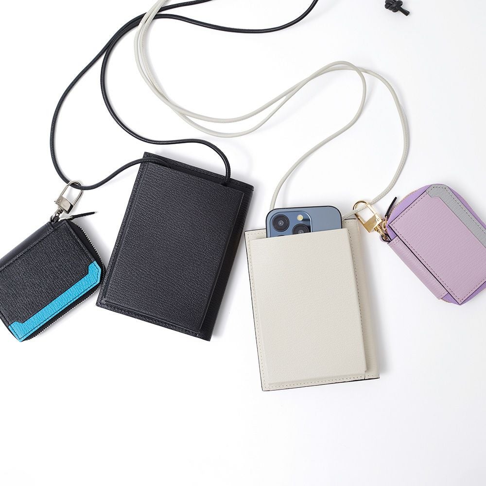 スマートショルダーウォレット BLACK | ラルコバレーノ公式通販
