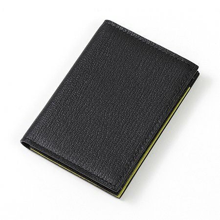 L'arcobaleno ブラック名刺入れ　限定モデル 名刺入れ BLACK*Lt.YELLOW | ラルコバレーノ公式通販