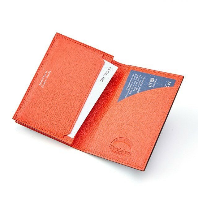 名刺入れ D.BROWN*ORANGE | ラルコバレーノ公式通販