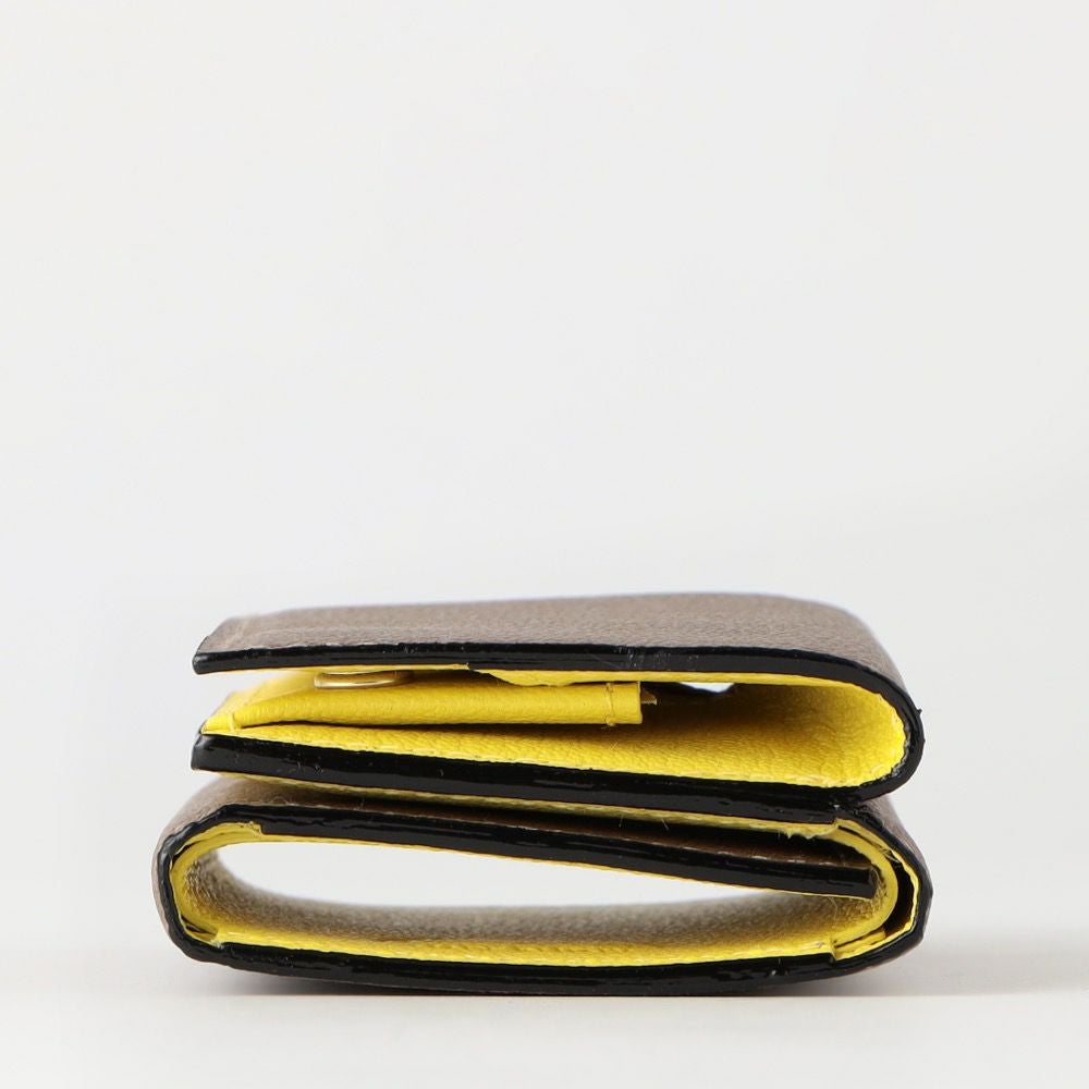三つ折りミニウォレット GRAY*YELLOW | ラルコバレーノ公式通販