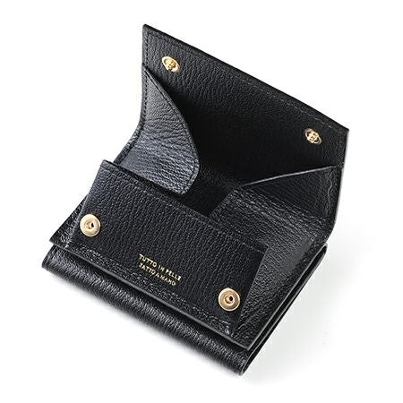 三つ折りミニウォレット BLACK | ラルコバレーノ公式通販