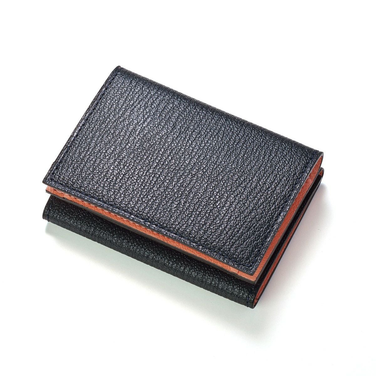 三つ折りミニウォレットNAVY*PINK | ラルコバレーノ公式通販