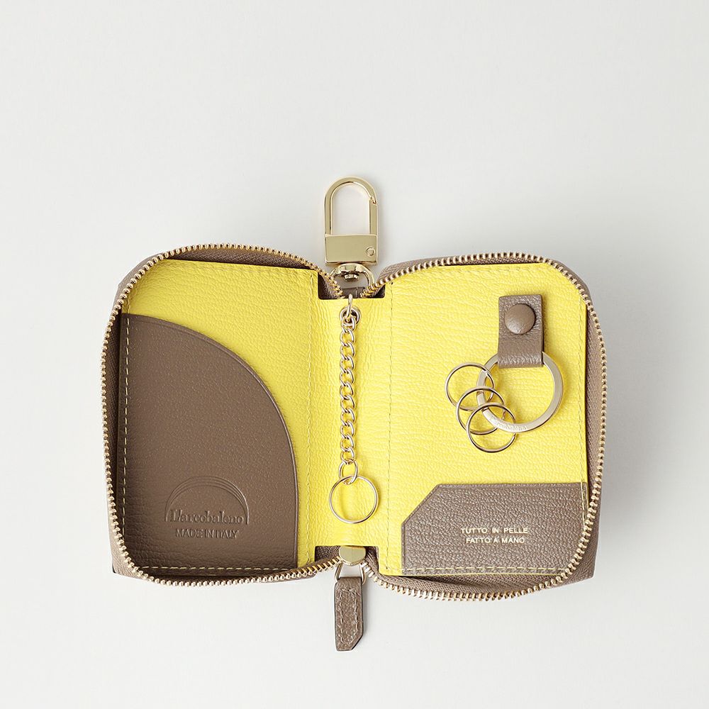 2359【新品 定価2万円】ラルコバレーノ★キーケース★GRAY/YELLOW★ 2359【新品 定価2万円】ラルコバレーノ☆キーケース☆GRAY/YELLOW