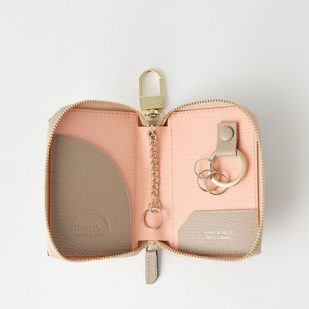 スマートWキーケース BEIGE*PINK | ラルコバレーノ公式通販