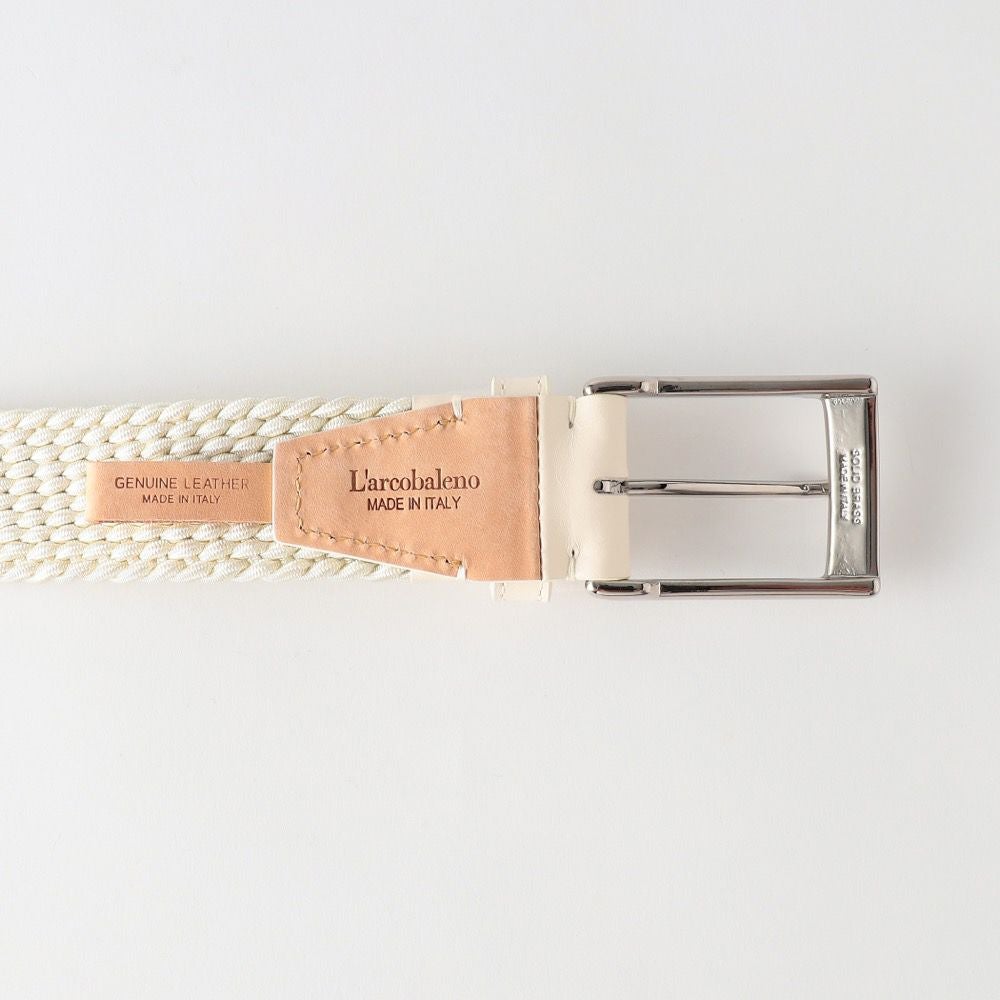 35mm エラスティックメッシュベルト IVORY | ラルコバレーノ公式通販