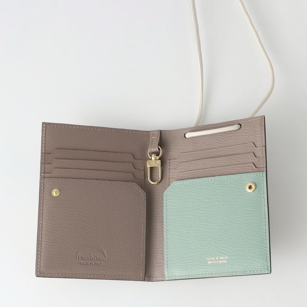 【新品未使用】定価約4.8万L'arcobalenoスマートショルダーウォレット スマートショルダーウォレット TORTORA*MINT GREEN | ラルコバレーノ