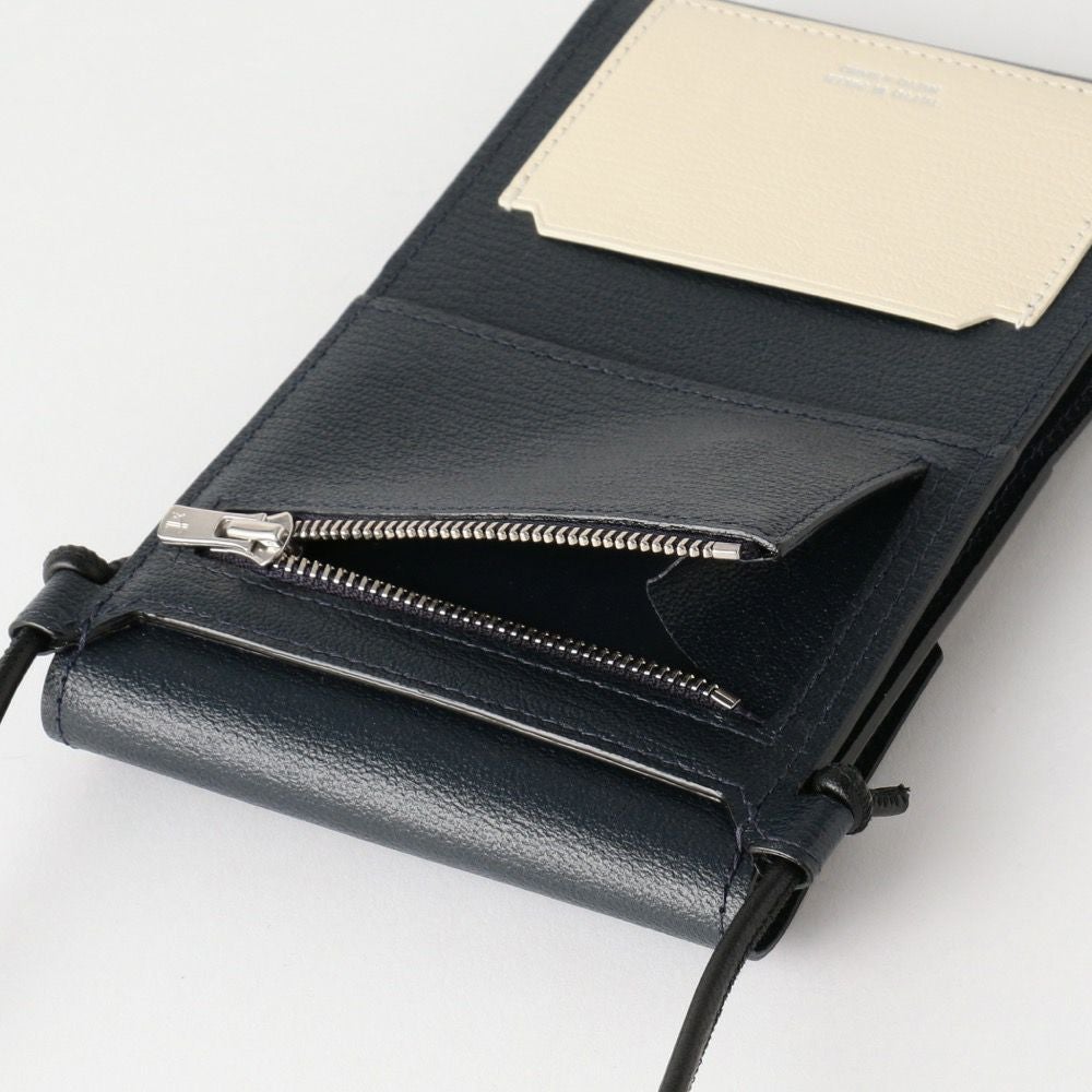 新品ラルコバレーノ ショルダーウォレット フラップショルダーウォレット NAVY*WHITE | ラルコバレーノ公式通販