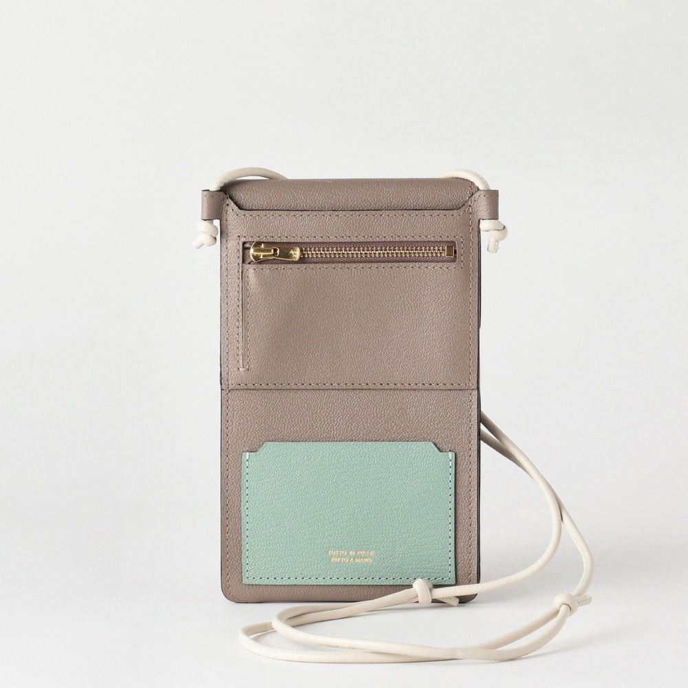 フラップショルダーウォレット TORTORA*MINT GREEN | ラルコバレーノ