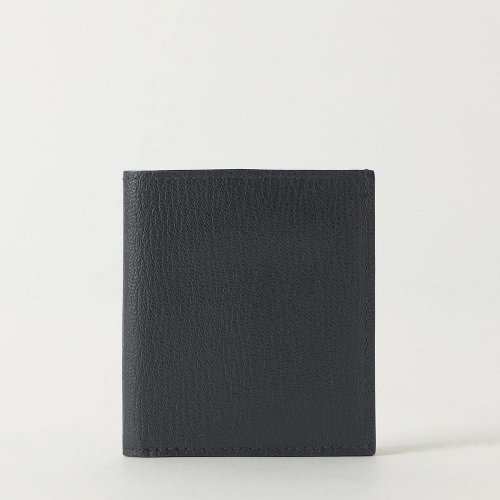 スナップタイプ二つ折りミニウォレット BLACK*GRAY | ラルコバレーノ