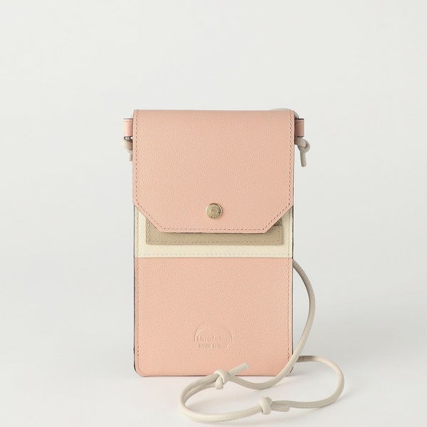 WEB・直営店限定】スマートミニウォレット NUDE PINK*WHITE*SAND 