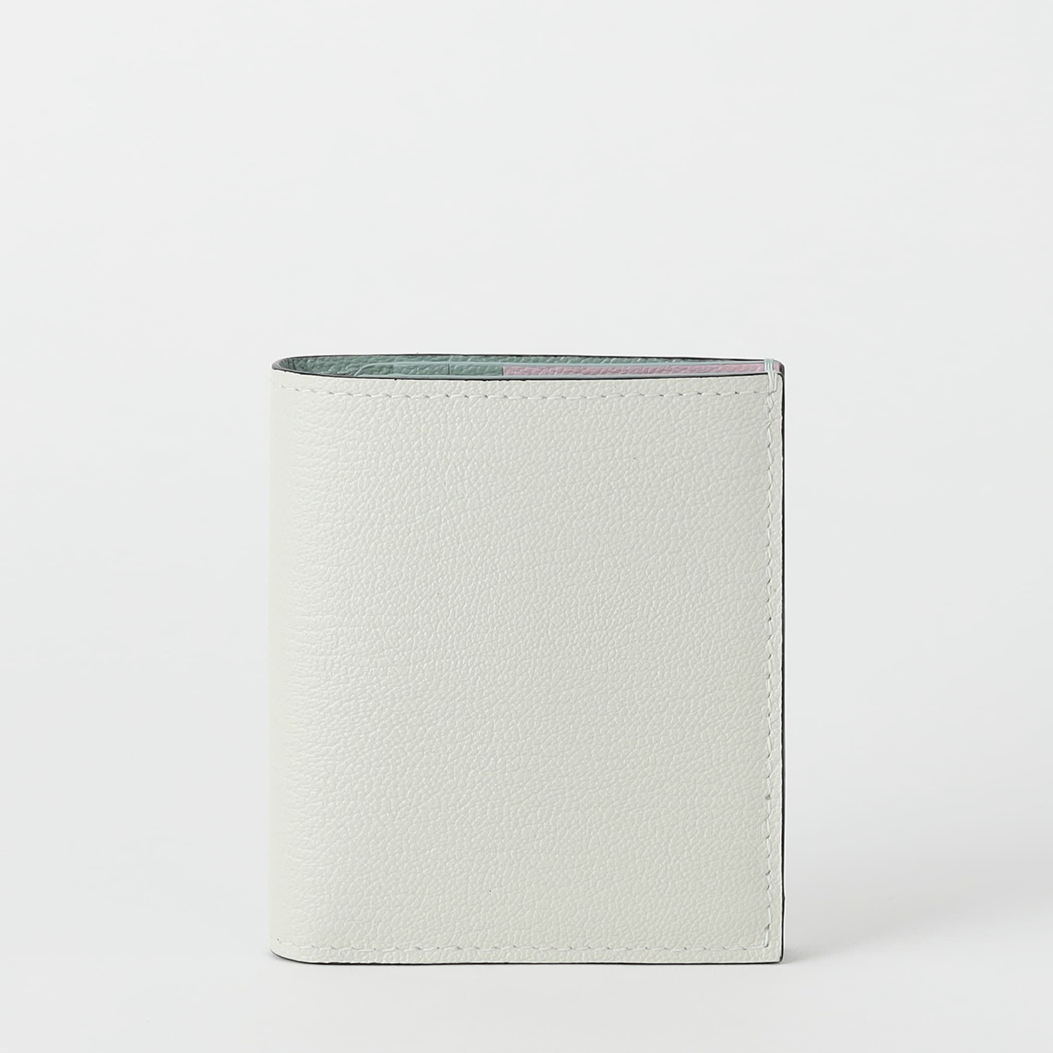 WEB・直営店限定】スナップタイプ二つ折りミニウォレット Lt.GRAY*MINT