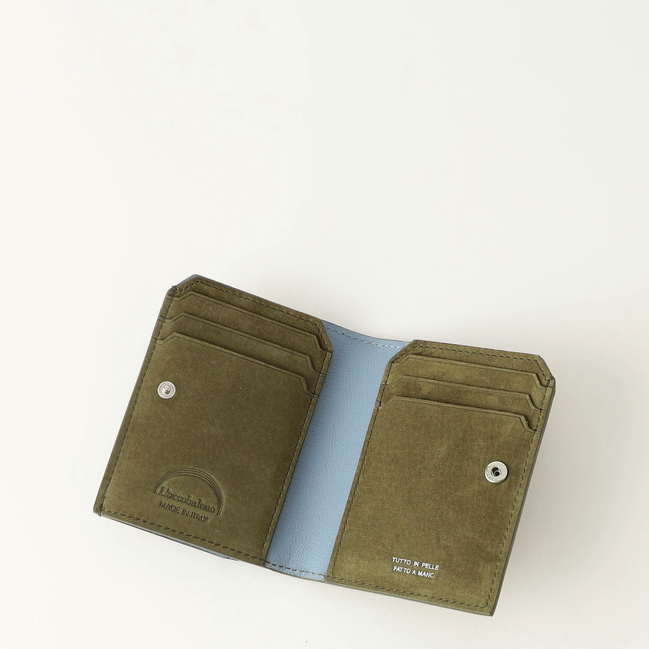 辻元 舞さんコラボ】スマートカードウォレット KHAKI*SMOKY.BLUE