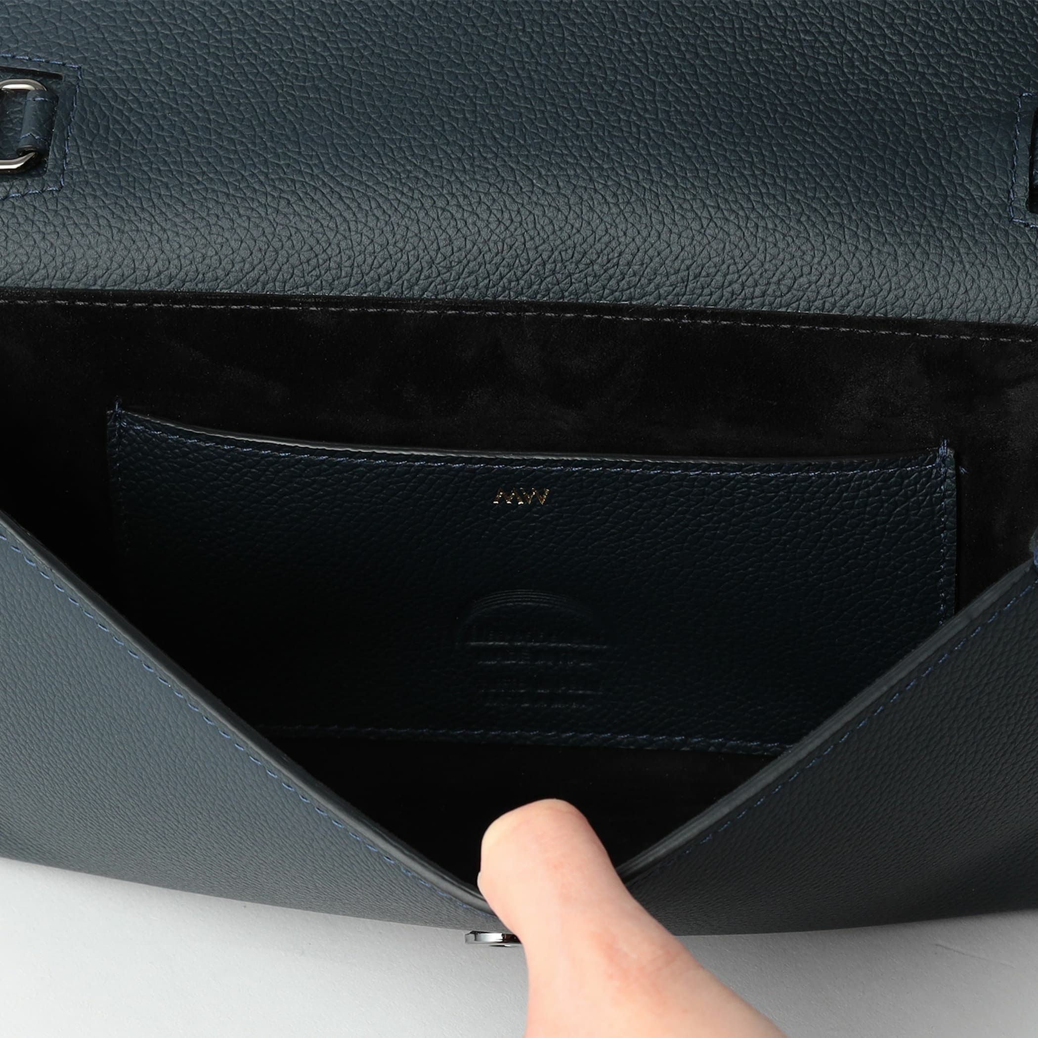 オンライン限定】【MWコラボ】クロスボディミニバッグ NAVY*BLACK