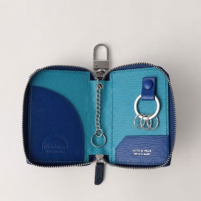 【26夏シーズン限定】スマートWキーケース BLUE*AVIO*TURQUOISE