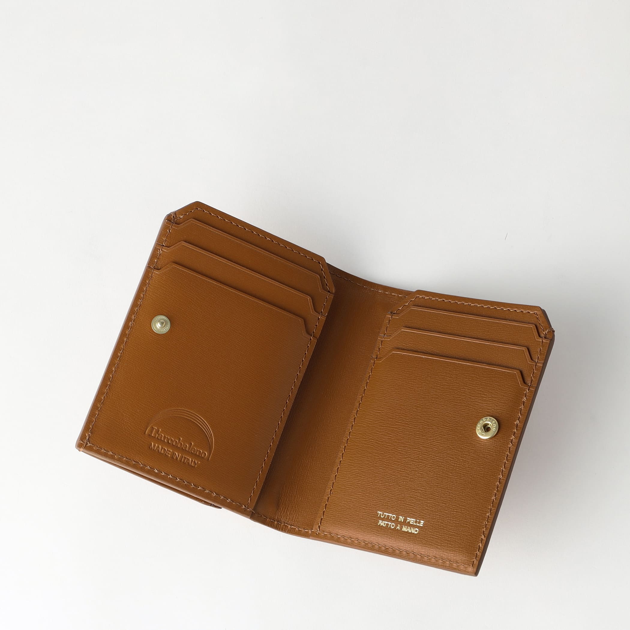 スマートカードウォレット グレインカーフ TAN | ラルコバレーノ公式通販