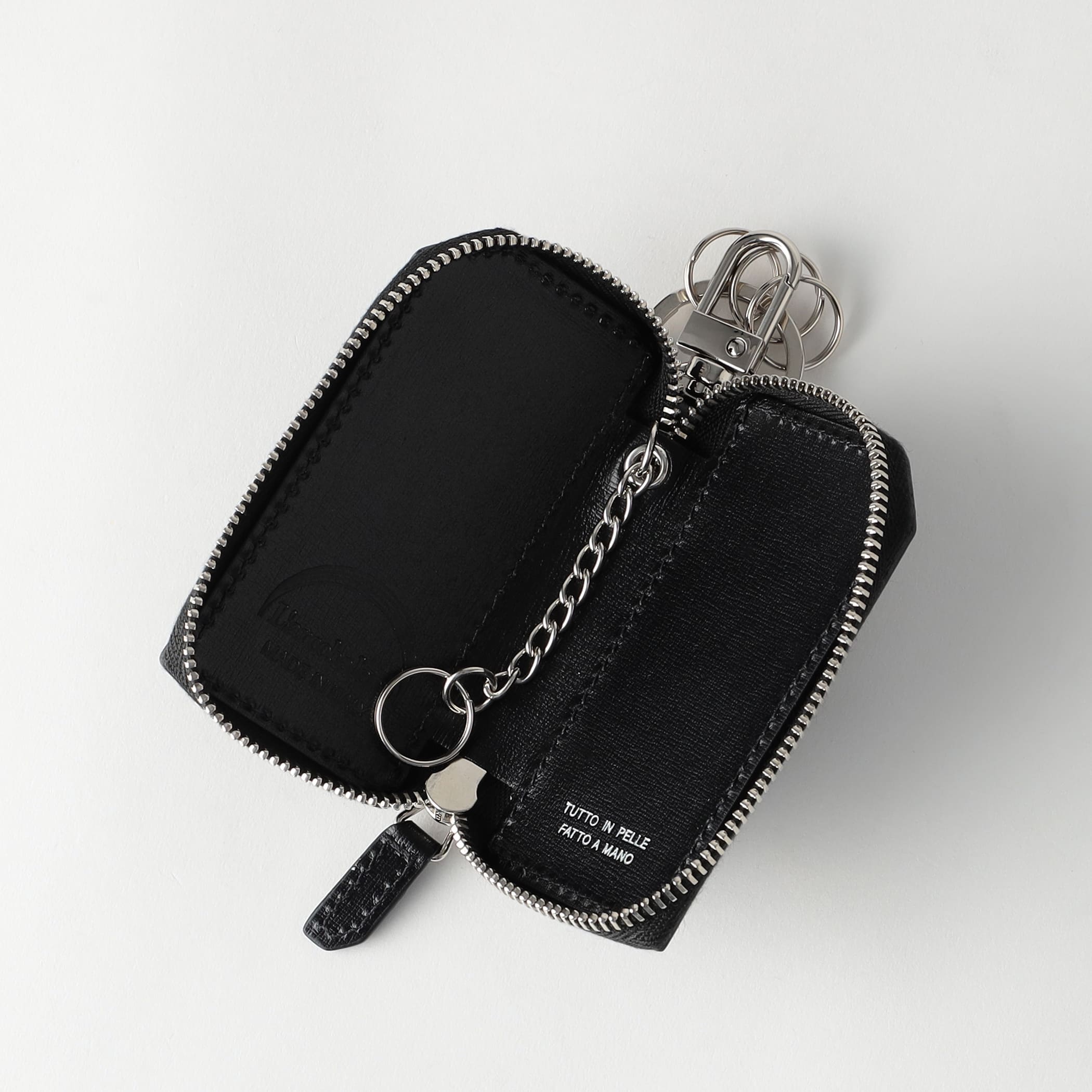 2270 【新品 定価15,400円】ラルコバレーノ★スマートキーケース★ スマートキーケース グレインカーフ BLACK | ラルコバレーノ公式通販