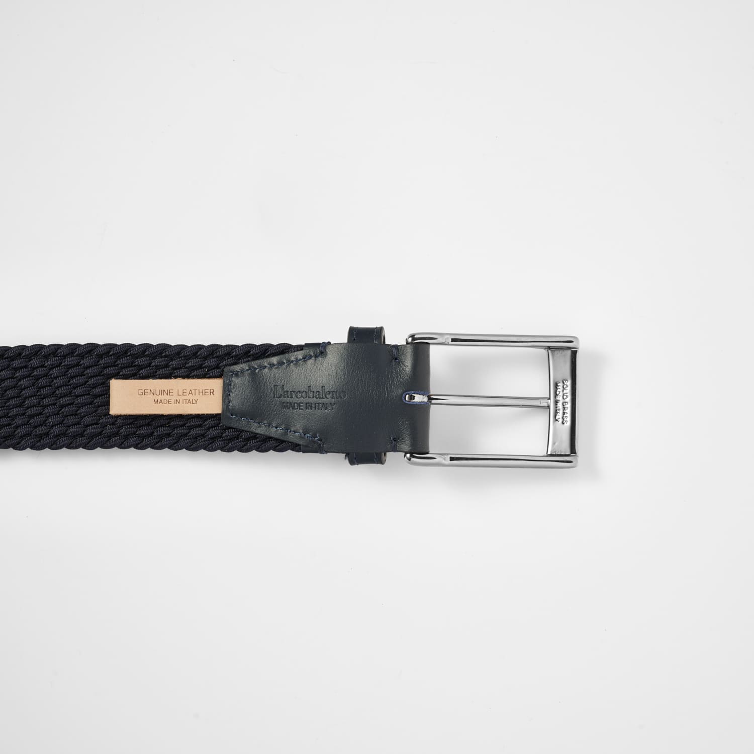 35mm エラスティックメッシュベルト NAVY | ラルコバレーノ公式通販