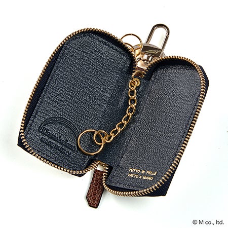 リザードスマートキーケース D.BROWN*NAVY | ラルコバレーノ公式通販